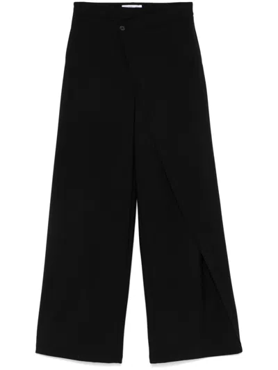 Giuseppe Di Morabito Draped-detail Trousers In Black