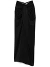 Giuseppe Di Morabito Draped-detailed Trousers In Black