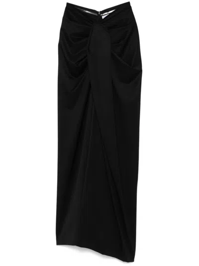 Giuseppe Di Morabito Draped-detailed Trousers In Black