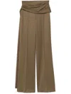Giuseppe Di Morabito Draped-detailing Trousers In Green