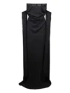 Giuseppe Di Morabito Long Dress With Open Sleeves In Black