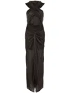 Giuseppe Di Morabito Draped Maxi Dress In 灰色