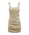 Giuseppe Di Morabito Draped Mini Dress In Neutral
