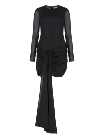 GIUSEPPE DI MORABITO DRAPED MINI DRESS