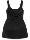 Giuseppe Di Morabito Draped Mini Dress In Schwarz