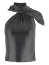 Giuseppe Di Morabito Draped Studded Top In Black