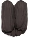 Giuseppe Di Morabito Draped Top In Brown
