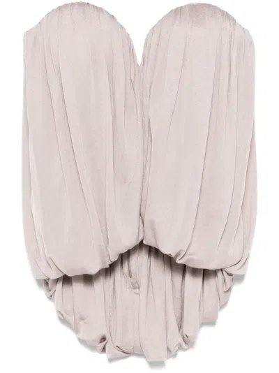 Giuseppe Di Morabito Draped Top In Neutrals