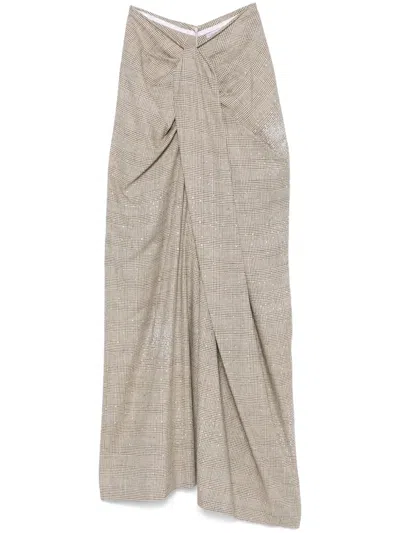 Giuseppe Di Morabito Draped Trousers In Neutrals