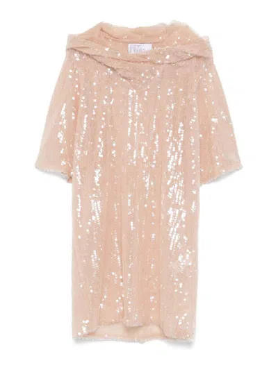 GIUSEPPE DI MORABITO VESTIDO MIDI - BEIS