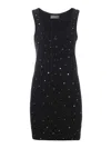 Giuseppe Di Morabito Water Crystal Pattern Dress In Black