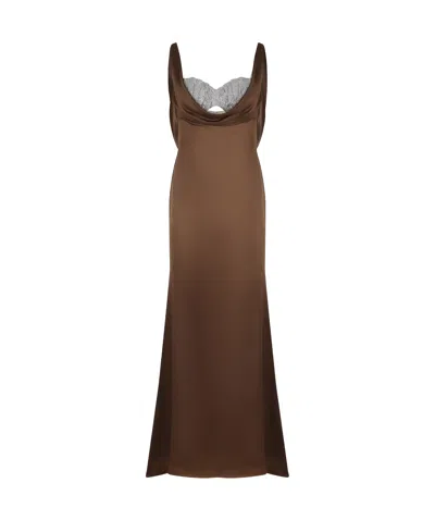 Giuseppe Di Morabito Dress Made Of Satin. In Pattern