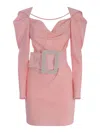 Giuseppe Di Morabito Vestido Corto In Nude & Neutrals