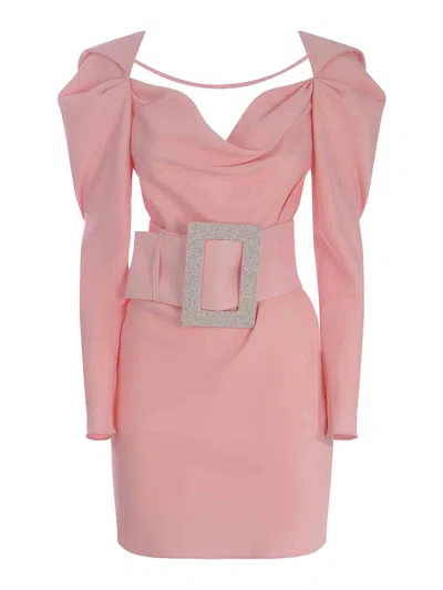 Giuseppe Di Morabito Vestido Corto In Nude & Neutrals