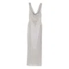 Giuseppe Di Morabito Micro Rhinestone Dress In Silver