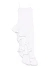 Giuseppe Di Morabito Asymmetrical Hem Ruffle Dress In White