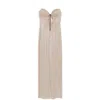 Giuseppe Di Morabito Rhinestone-embellished Gown In Beige