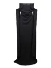 Giuseppe Di Morabito Long Dress With Open Sleeves In Black