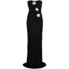 Giuseppe Di Morabito Strapless Gown In Black