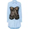 Giuseppe Di Morabito Corset-style Dress In Blue/black