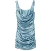 Giuseppe Di Morabito Cowl-effect Minidress In Multicolor