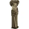 Giuseppe Di Morabito Silk Maxi Dress In Multicolor