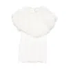 Giuseppe Di Morabito Feather-trim Dress In White