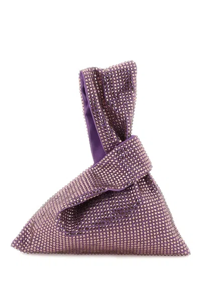 Giuseppe Di Morabito Elegant Crystal Handbag In Purple