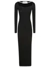 Giuseppe Di Morabito Fine-ribbed Dress In Black
