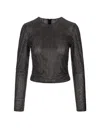 Giuseppe Di Morabito Rhinestone T-shirt In Black