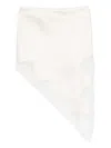 Giuseppe Di Morabito Embellished Lace-trimmed Skirt In White