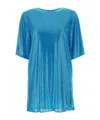 Giuseppe Di Morabito Embellished Mesh T-shirt Dress In Blue