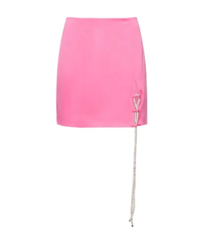 Giuseppe Di Morabito Embellished Mini Skirt In Pink
