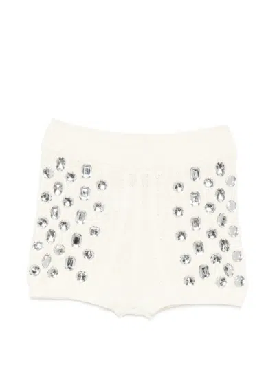 Giuseppe Di Morabito Embellished Shorts In White