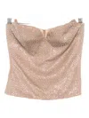 Giuseppe Di Morabito Embellished Strapless Top In Neutral