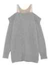 Giuseppe Di Morabito Verziertes Minikleid In Gray