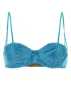 Giuseppe Di Morabito Rhinestone-covered Stretch Nylon Bra