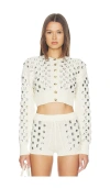 Giuseppe Di Morabito Embellished Sweater In White