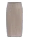 Giuseppe Di Morabito Midi Skirt  In Nude & Neutrals