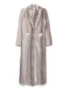 Giuseppe Di Morabito Faux-fur Coat In Gray