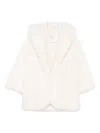 Giuseppe Di Morabito Faux-fur Hooded Coat In White