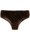 Giuseppe Di Morabito Kurze Shorts Aus Faux Fur In Braun