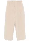 Giuseppe Di Morabito Faux-shearling Trousers In Neutrals