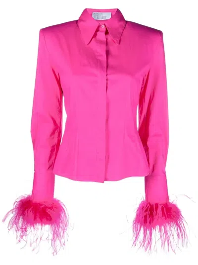 Giuseppe Di Morabito Cotton Poplin Cut Out In Fuchsia
