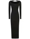 Giuseppe Di Morabito Fine-ribbed Dress In Black