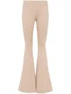 Giuseppe Di Morabito Flared Jersey Trousers In Neutrals