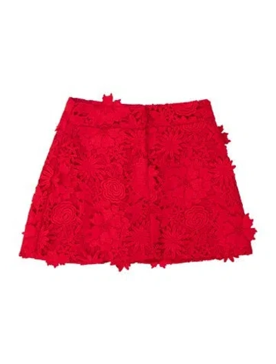 Pre-owned Giuseppe Di Morabito Floral Print Mini Skirt W/ Tags In Orange