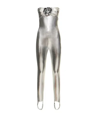 Giuseppe Di Morabito Flower Patch Jumpsuit In Gray