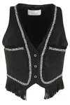 Giuseppe Di Morabito Rhinestone Embellished Vest In Black