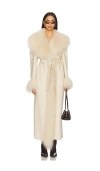Giuseppe Di Morabito Fur Trenchcoat In White
